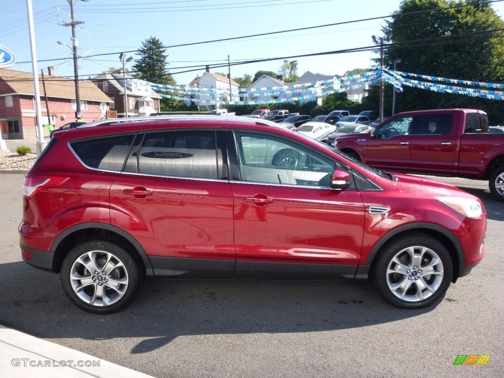 2014 Escape Titanium 2.0L EcoBoost 4WD - Ruby Red / Medium Light Stone photo #4