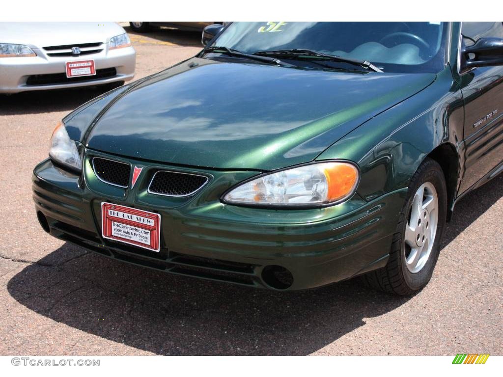 2000 Grand Am SE Sedan - Spruce Green Metallic / Dark Pewter photo #15