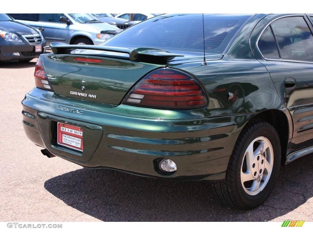 2000 Grand Am SE Sedan - Spruce Green Metallic / Dark Pewter photo #17