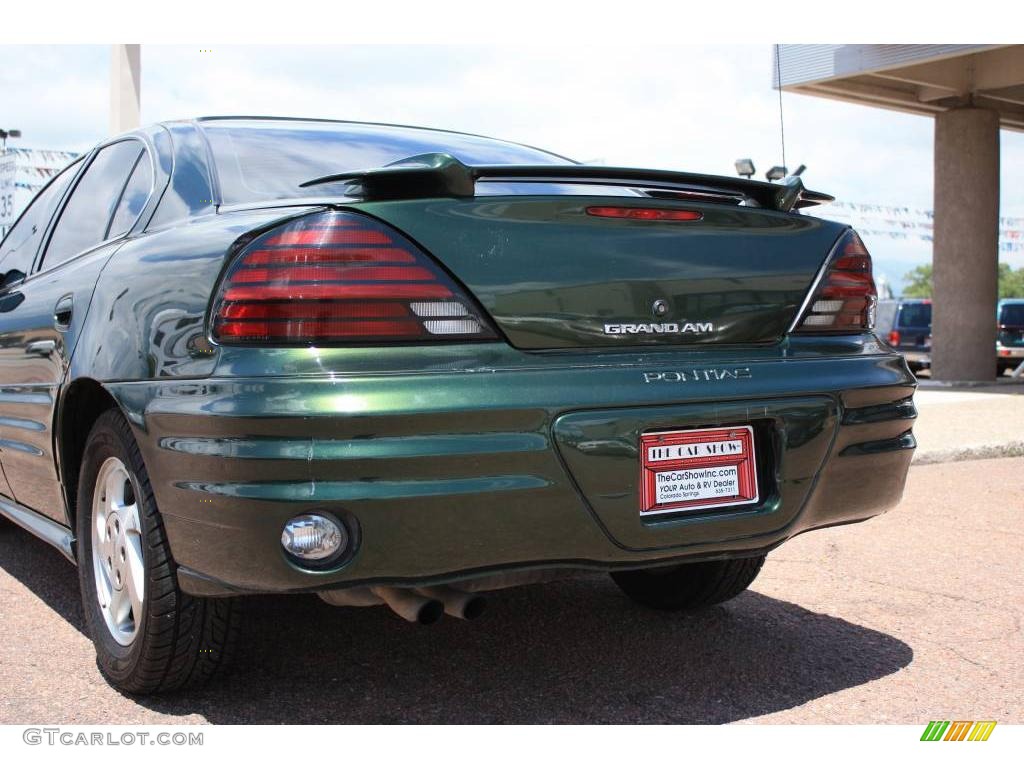 2000 Grand Am SE Sedan - Spruce Green Metallic / Dark Pewter photo #18