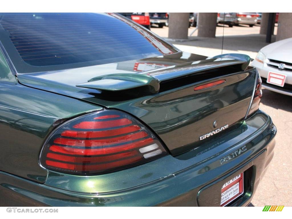 2000 Grand Am SE Sedan - Spruce Green Metallic / Dark Pewter photo #20