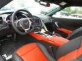 Adrenaline Red Interior Photo for 2017 Chevrolet Corvette #115706613