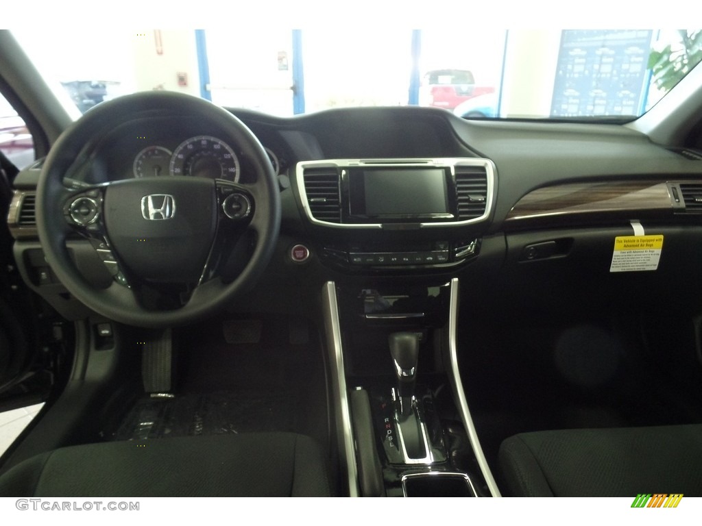 2017 Honda Accord EX Sedan Black Dashboard Photo #115709148
