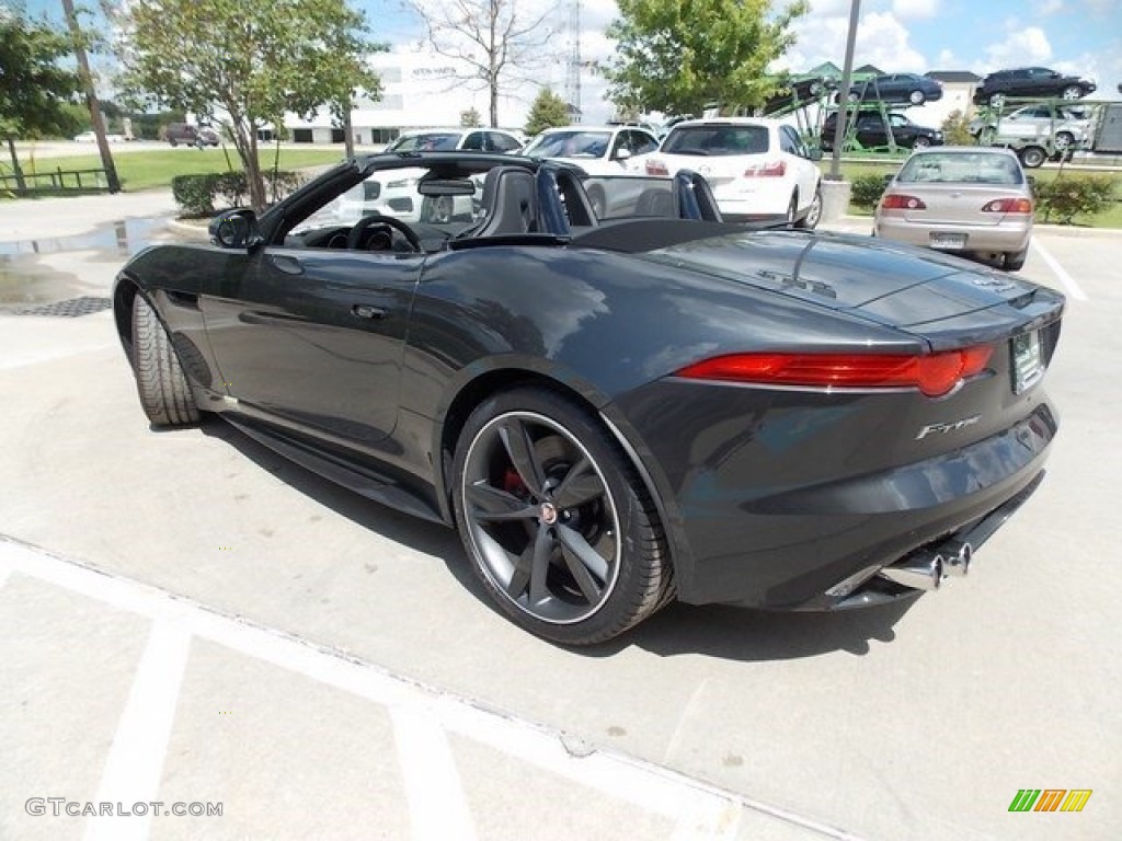 2017 F-TYPE Convertible - Storm Grey / Jet/Red Duotone photo #9