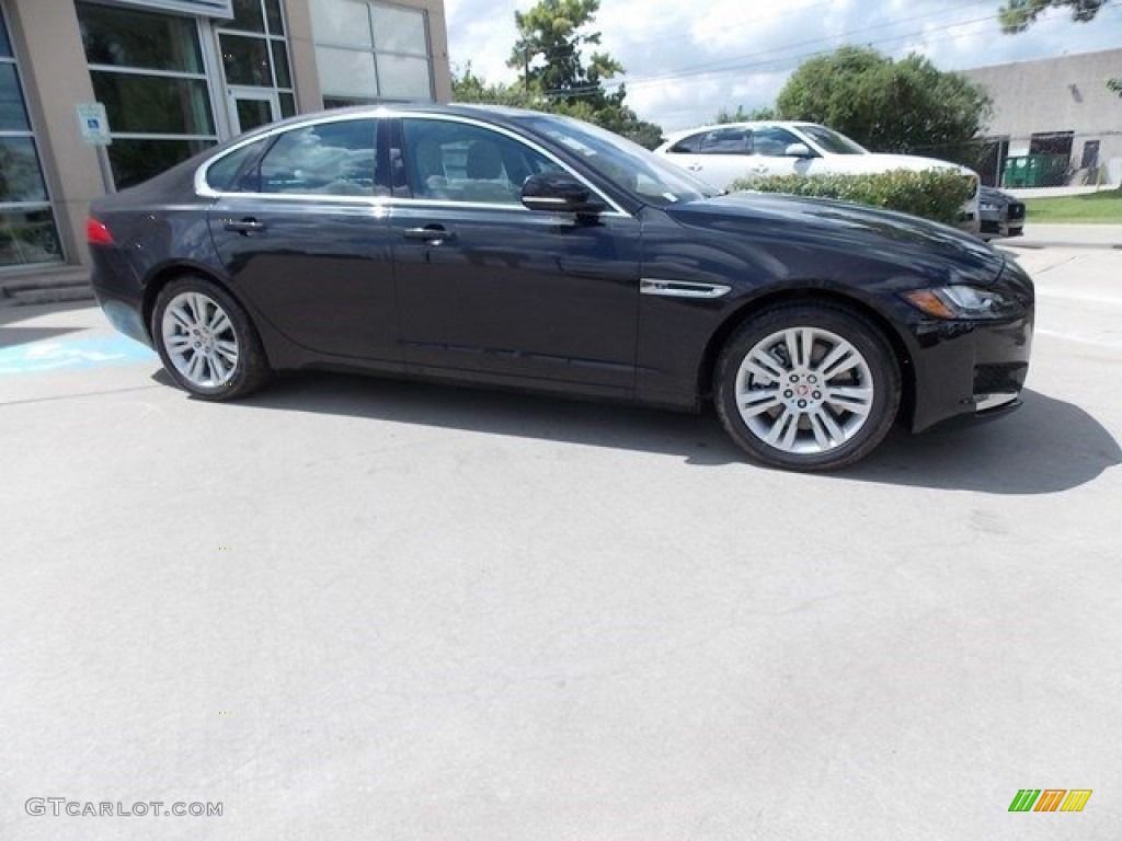 2017 XF 35t Premium - Ultimate Black / Light Oyster photo #1
