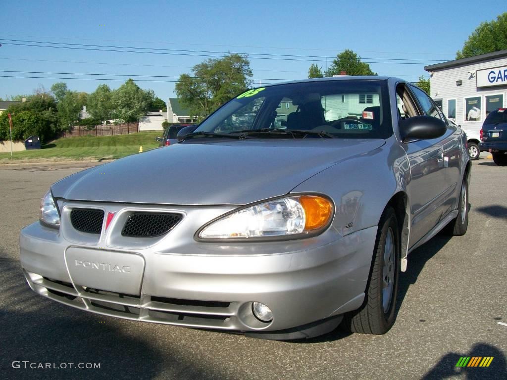 2003 Grand Am SE Sedan - Galaxy Silver Metallic / Dark Pewter photo #1