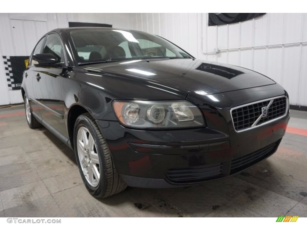 2006 S40 2.4i - Black / Off Black photo #5