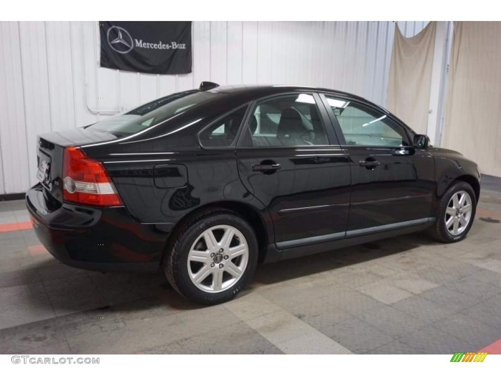 2006 S40 2.4i - Black / Off Black photo #7