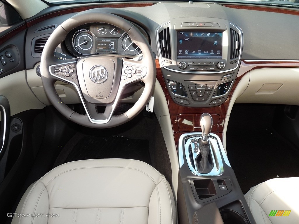2017 Buick Regal Sport Touring Light Neutral/Cocoa Dashboard Photo #115712094