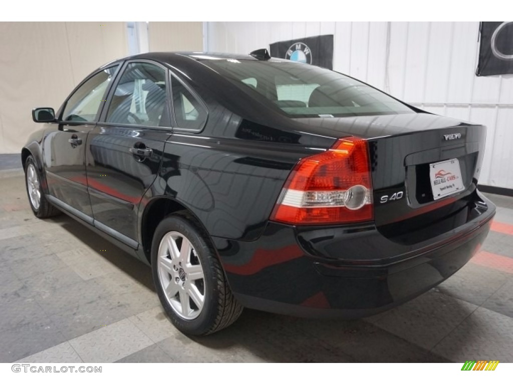 2006 S40 2.4i - Black / Off Black photo #10
