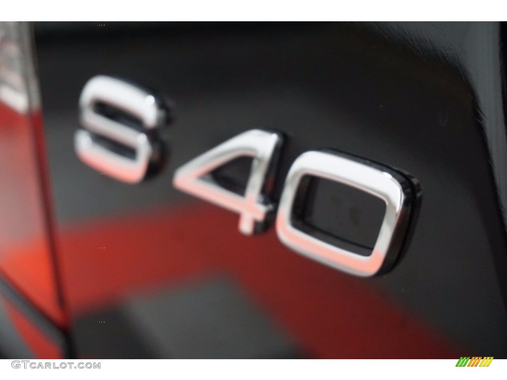 2006 S40 2.4i - Black / Off Black photo #65