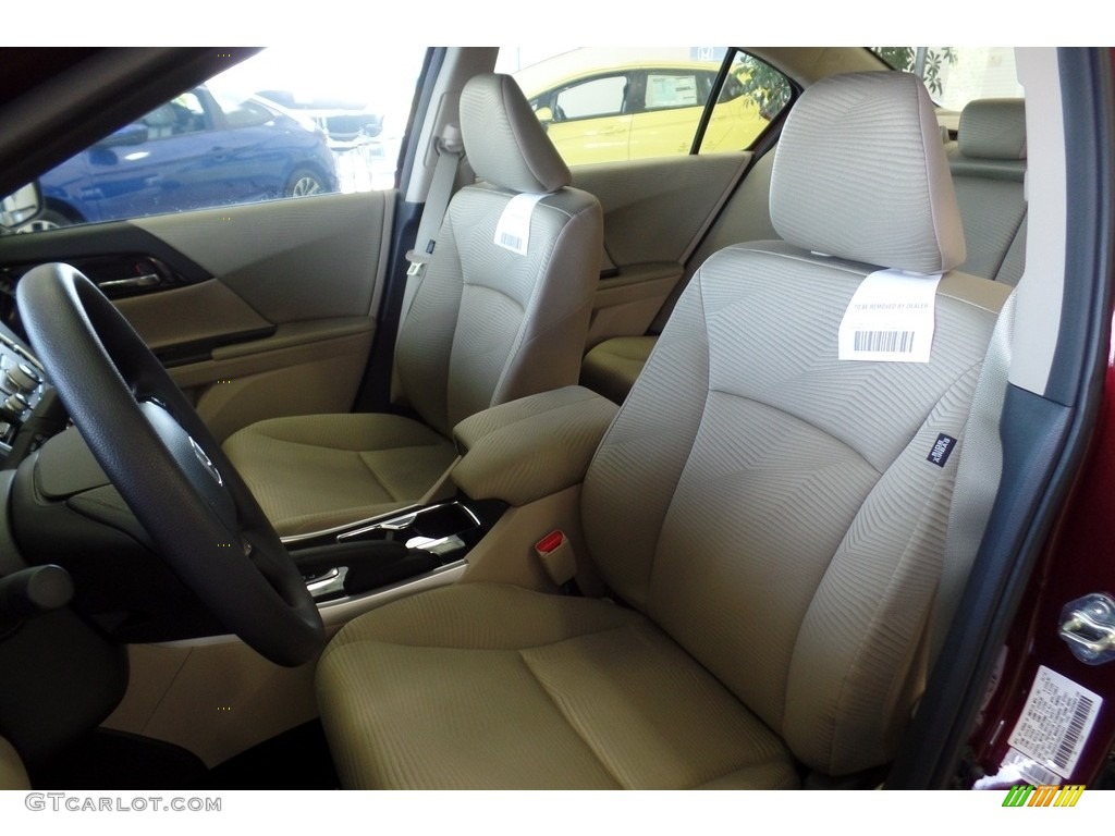 2017 Honda Accord LX Sedan Front Seat Photo #115713690
