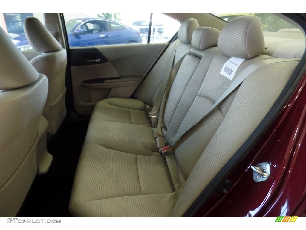 2017 Honda Accord LX Sedan Rear Seat Photo #115713708