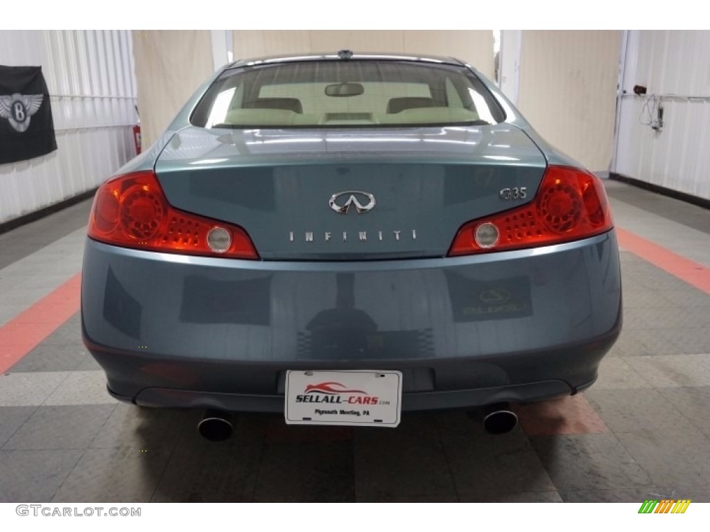2005 G 35 Coupe - Lakeshore Slate Blue / Wheat photo #9