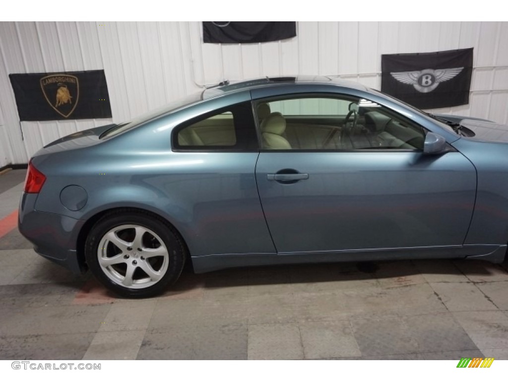 2005 G 35 Coupe - Lakeshore Slate Blue / Wheat photo #44