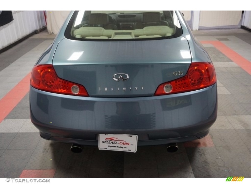 2005 G 35 Coupe - Lakeshore Slate Blue / Wheat photo #46