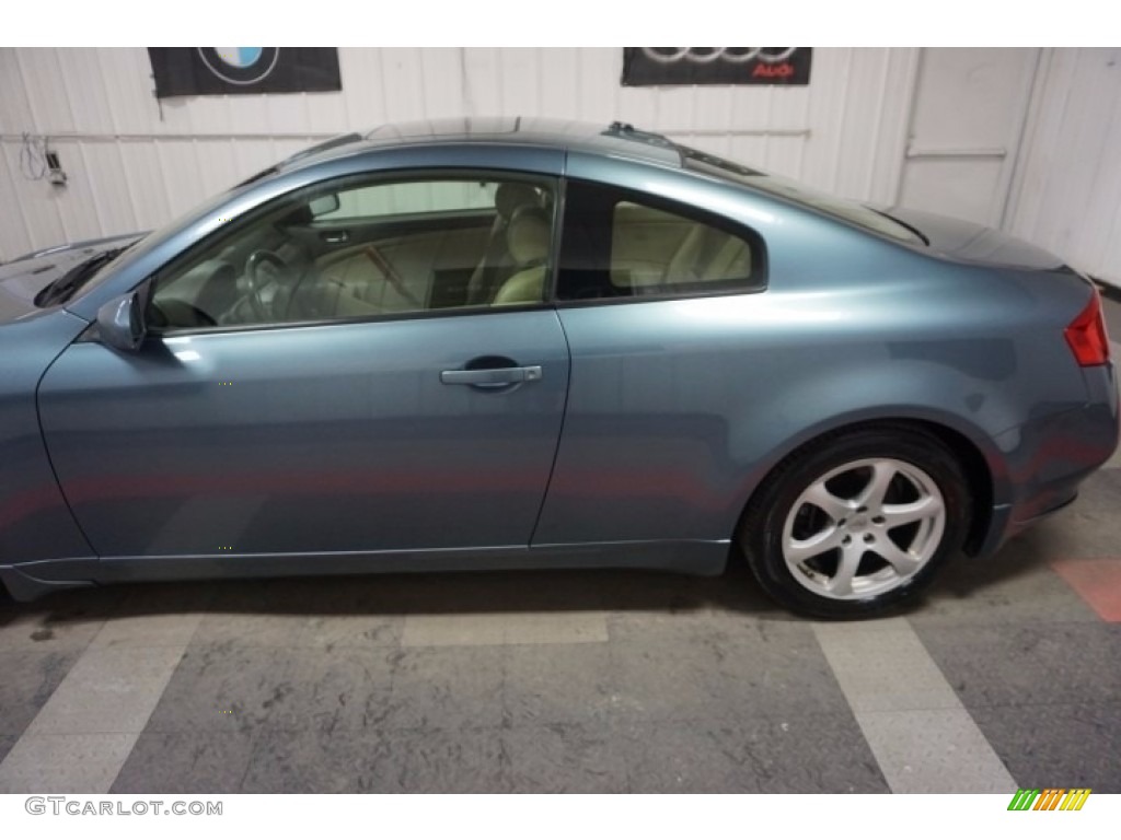 2005 G 35 Coupe - Lakeshore Slate Blue / Wheat photo #47
