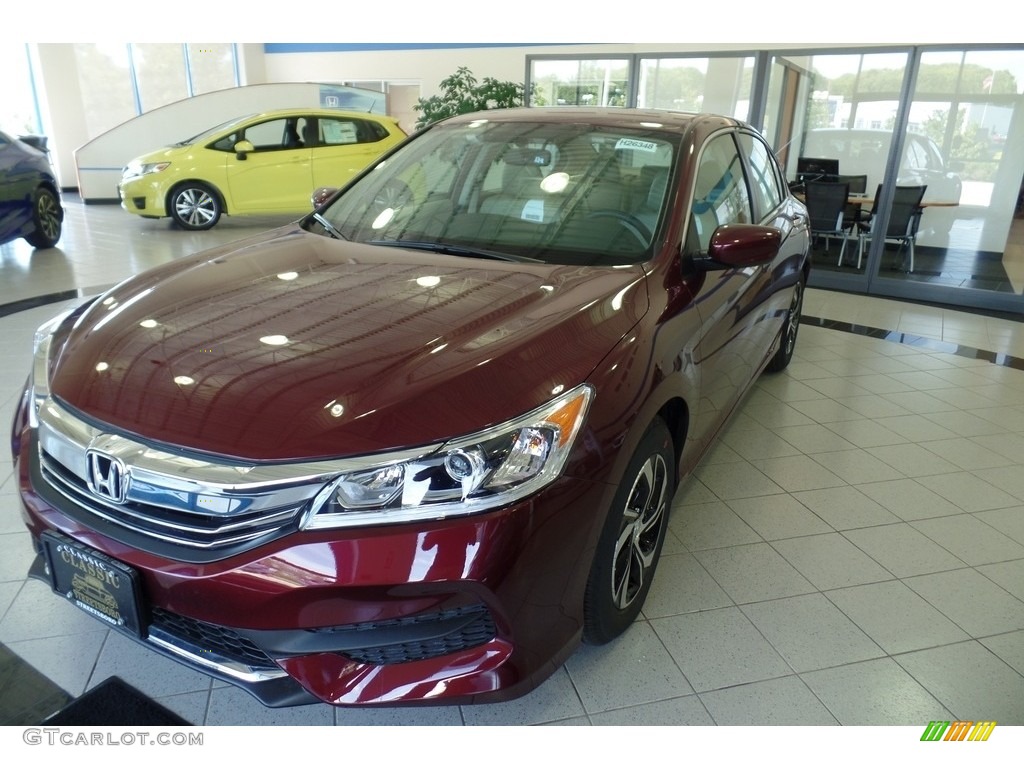 2016 Accord LX Sedan - Basque Red Pearl II / Ivory photo #1