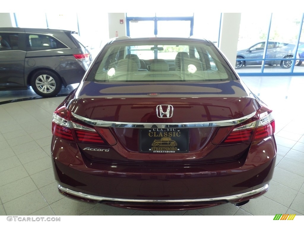 2016 Accord LX Sedan - Basque Red Pearl II / Ivory photo #4