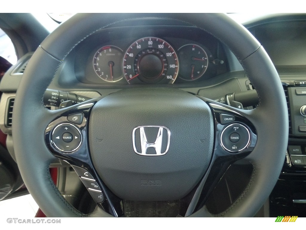 2016 Accord Sport Sedan - Basque Red Pearl II / Black photo #10