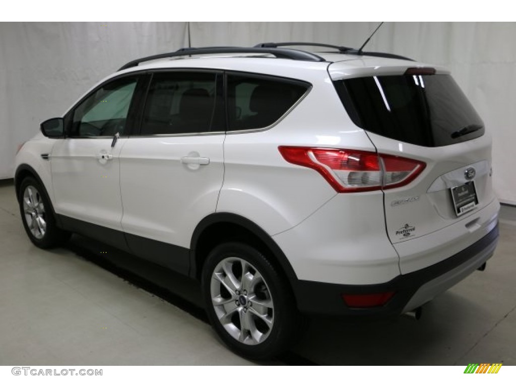 2013 Escape SEL 1.6L EcoBoost - White Platinum Metallic Tri-Coat / Charcoal Black photo #35