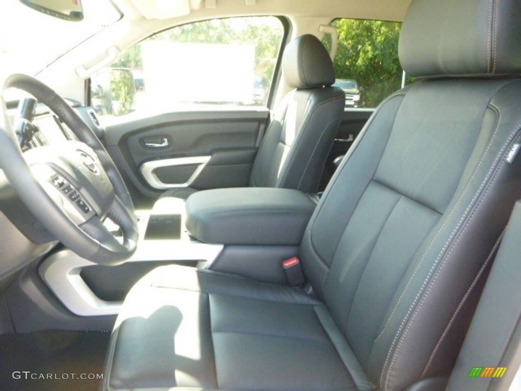 Black Interior 2017 Nissan Titan SV Crew Cab 4x4 Photo #115718031