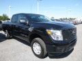 2017 Magnetic Black Nissan TITAN XD S Crew Cab 4x4  photo #1