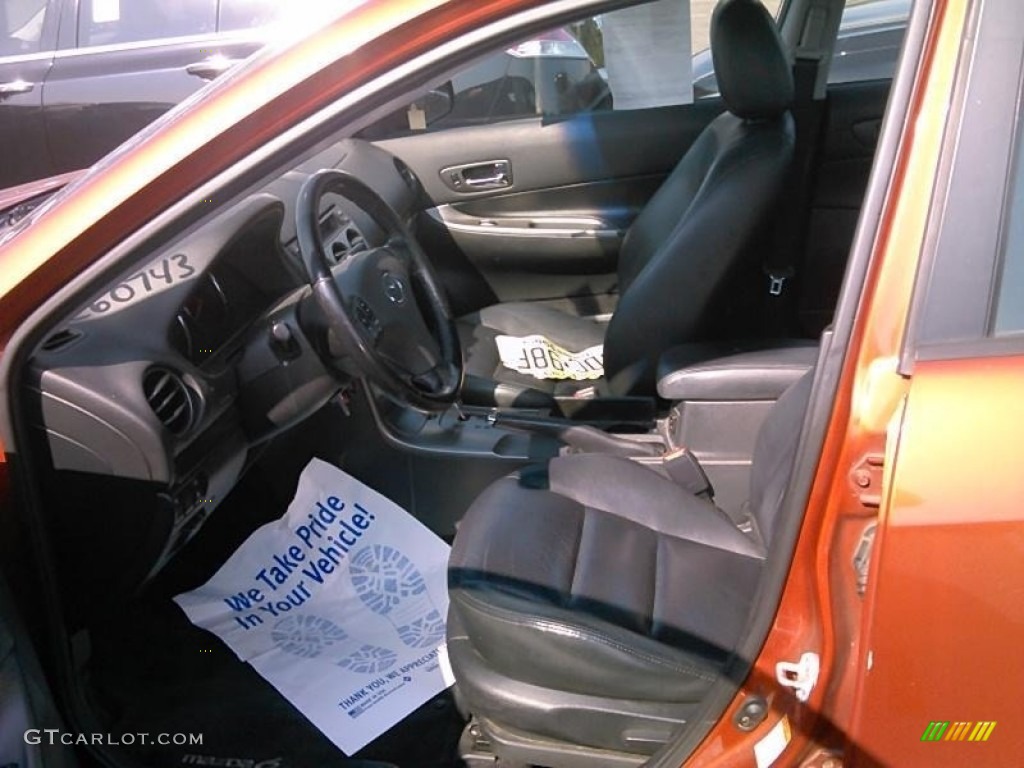 2004 MAZDA6 s Sedan - Blazing Copper Metallic / Black photo #3