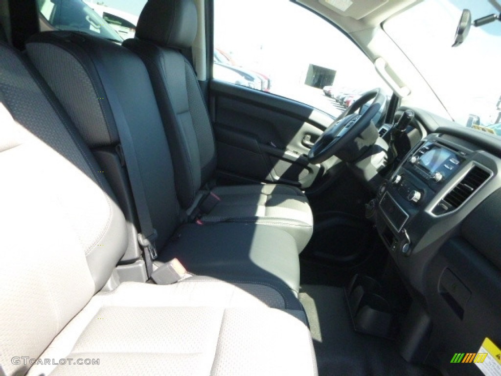 2017 TITAN XD S Crew Cab 4x4 - Glacier White / Black photo #3
