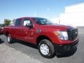 2017 Cayenne Red Nissan TITAN XD S Crew Cab 4x4  photo #1