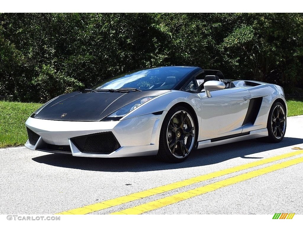 Grigio Altair Metallic 2006 Lamborghini Gallardo Spyder E-Gear Exterior Photo #115721386