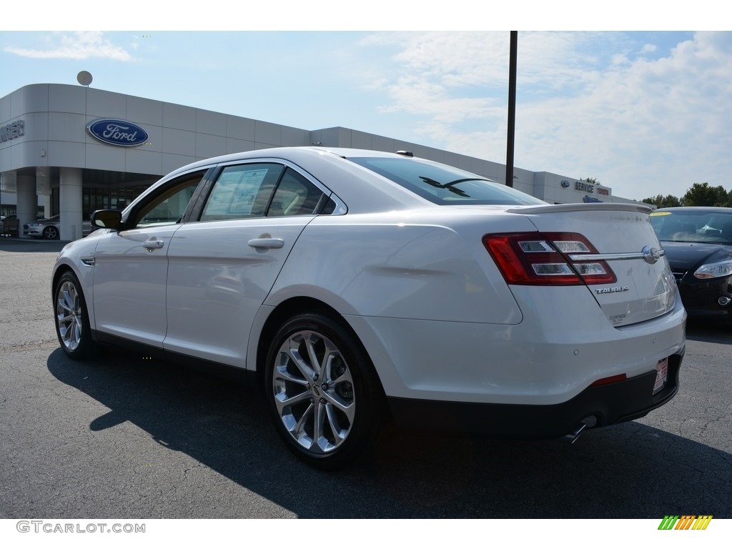 2015 Taurus Limited - White Platinum Metallic / Dune photo #5
