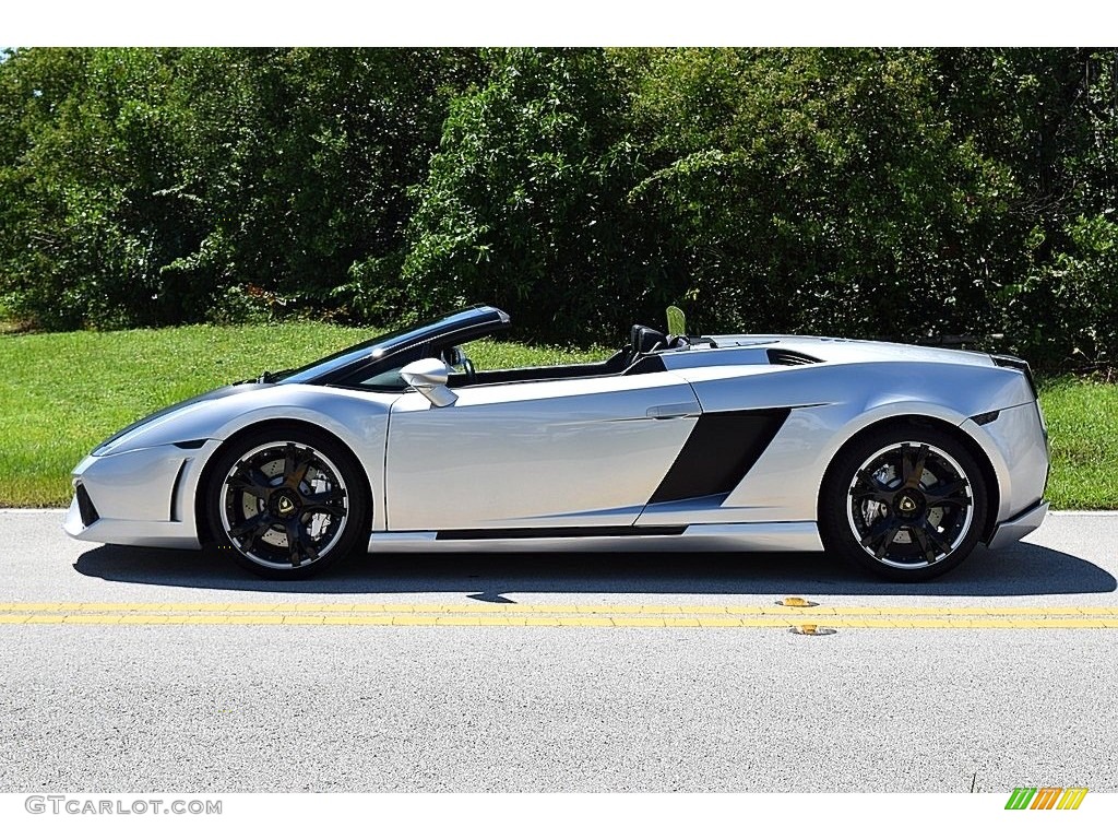 Grigio Altair Metallic 2006 Lamborghini Gallardo Spyder E-Gear Exterior Photo #115721452