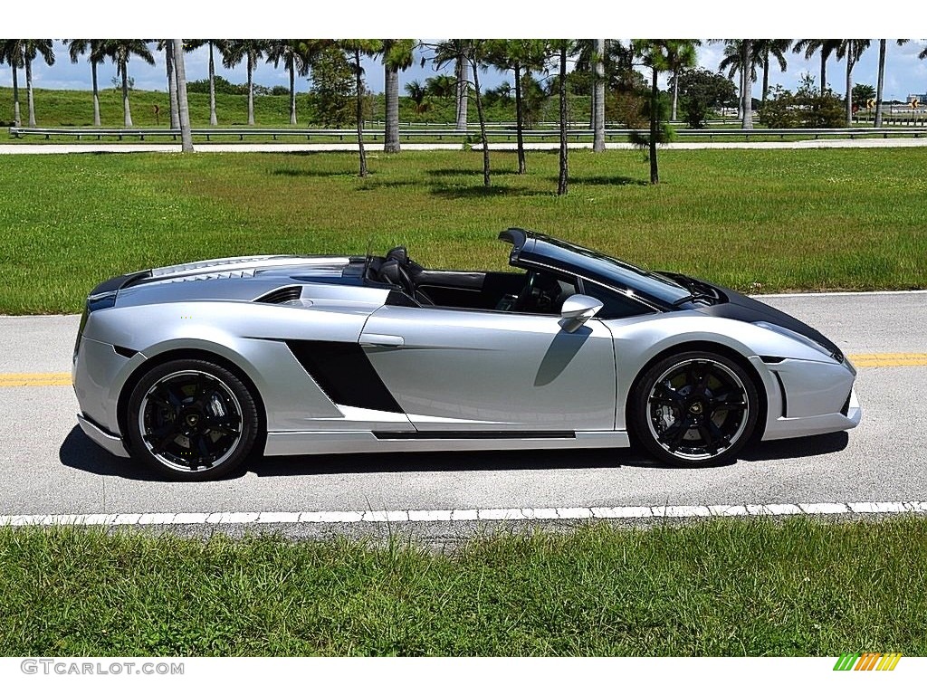 Grigio Altair Metallic 2006 Lamborghini Gallardo Spyder E-Gear Exterior Photo #115721491