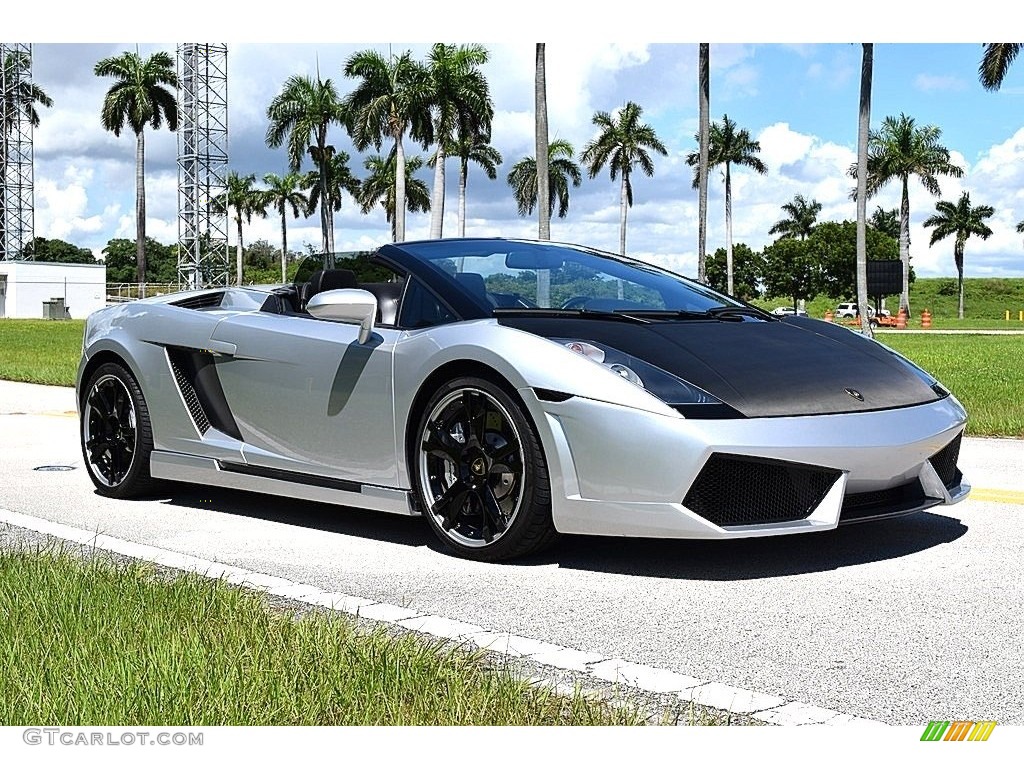 Grigio Altair Metallic 2006 Lamborghini Gallardo Spyder E-Gear Exterior Photo #115721521