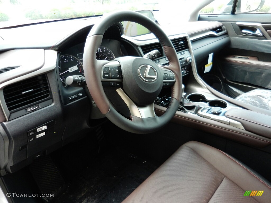Noble Brown Interior 2017 Lexus RX 350 AWD Photo #115722229