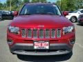 2017 Deep Cherry Red Crystal Pearl Jeep Compass High Altitude 4x4  photo #2