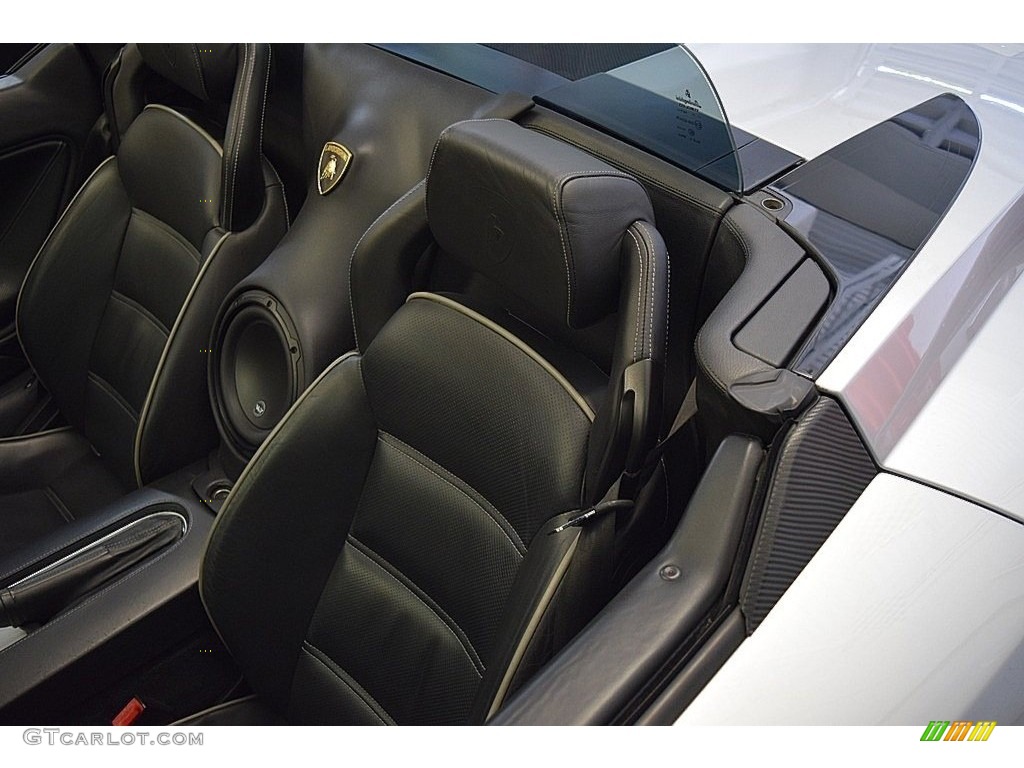 Nero Perseus Interior 2006 Lamborghini Gallardo Spyder E-Gear Photo #115722523