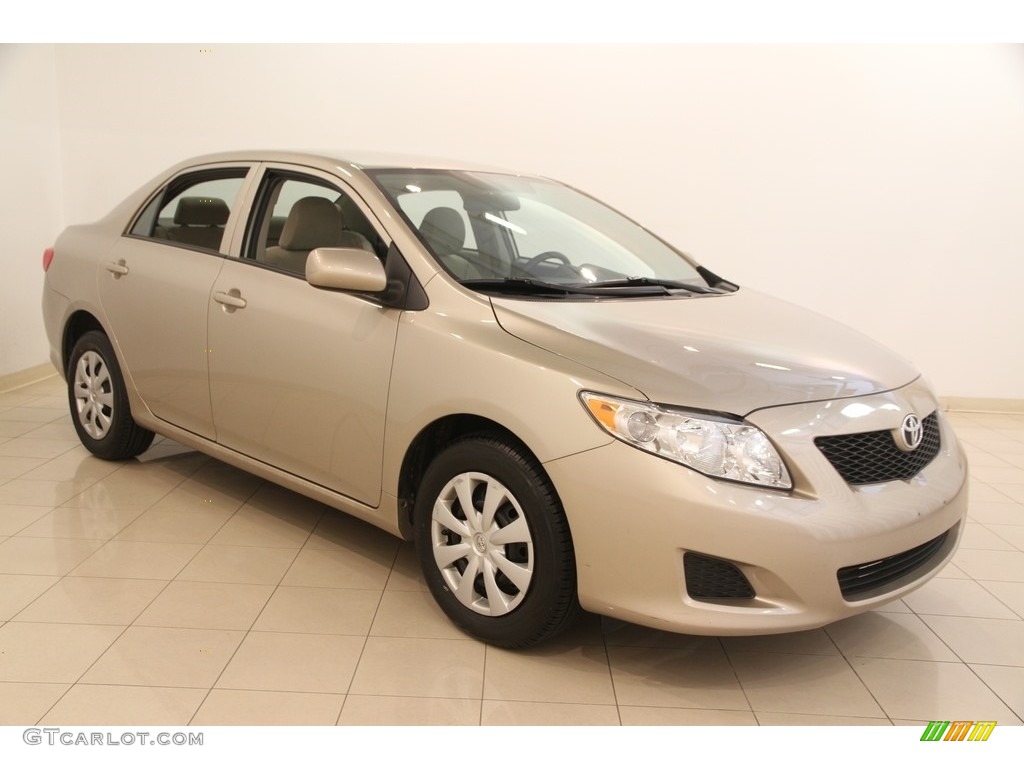 2010 Corolla LE - Desert Sand Metallic / Bisque photo #1