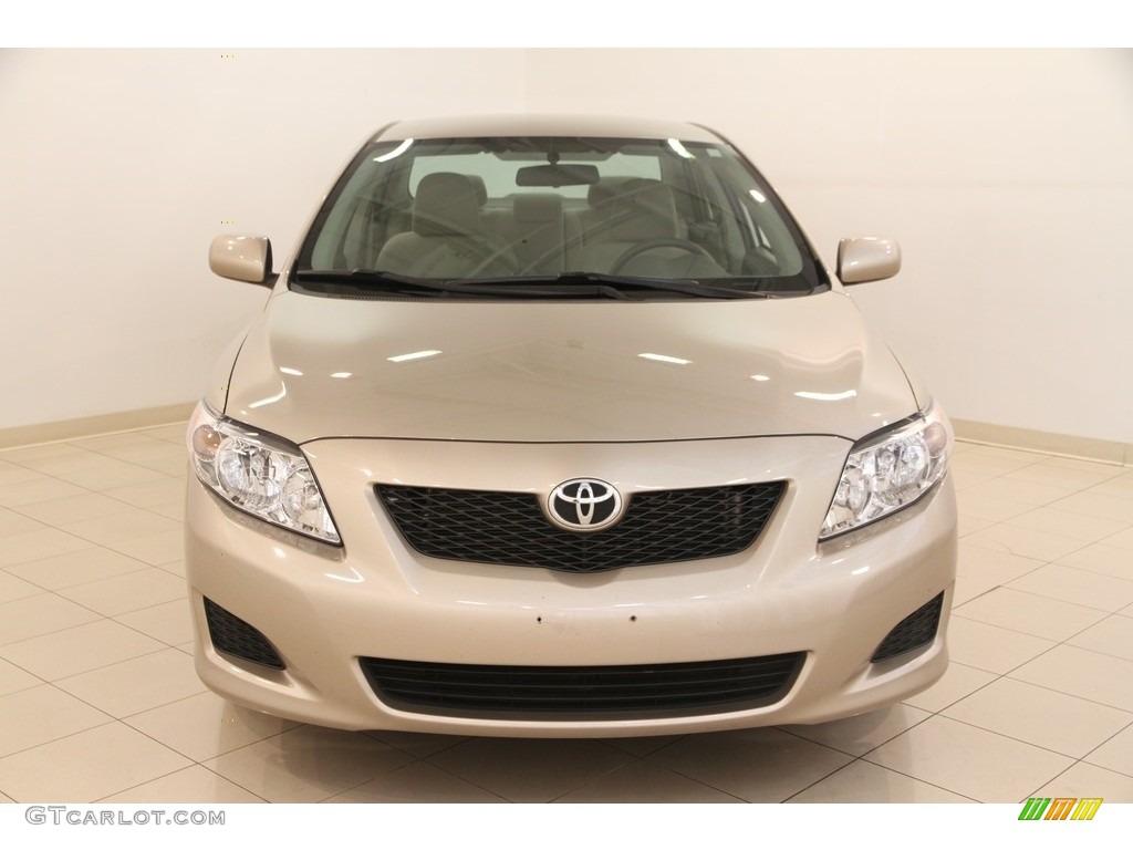 2010 Corolla LE - Desert Sand Metallic / Bisque photo #2