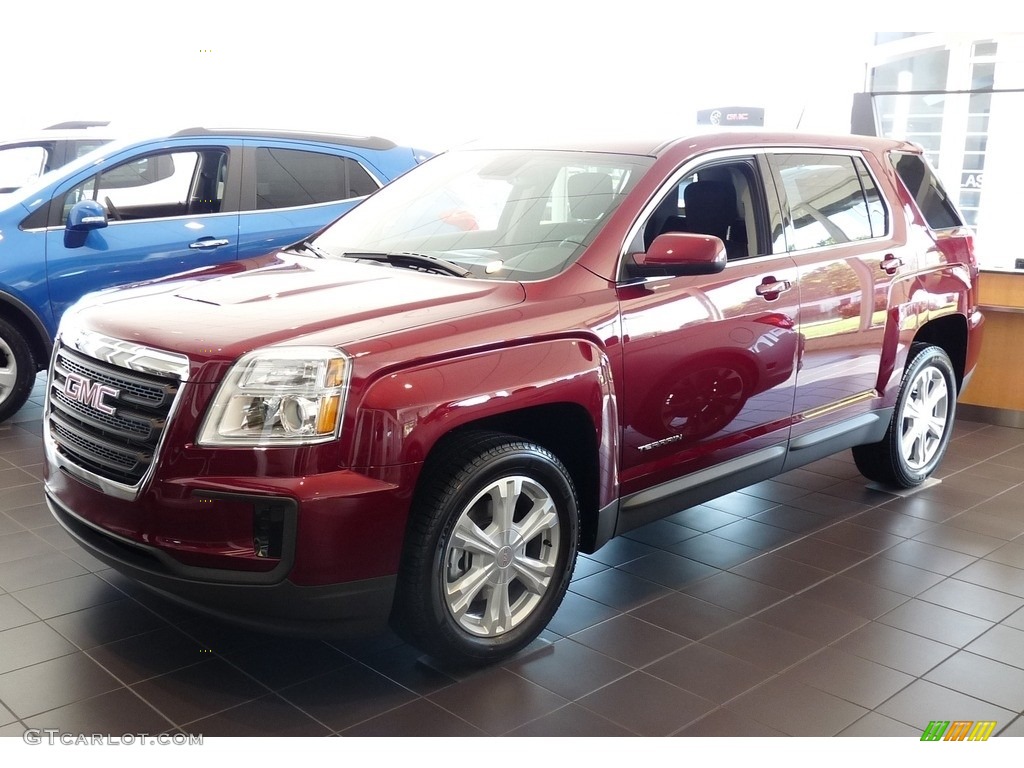 2017 Terrain SLE AWD - Crimson Red Tintcoat / Jet Black photo #1