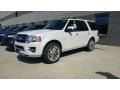 White Platinum Metallic Tricoat 2016 Ford Expedition Limited 4x4