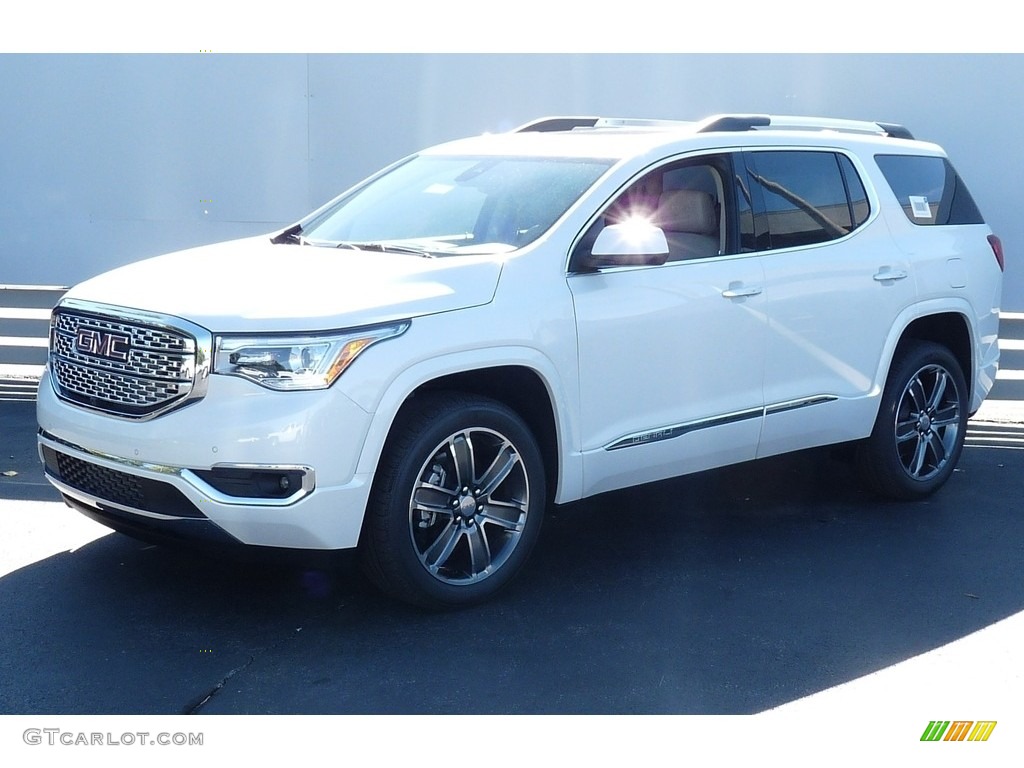 White Frost Tricoat 2017 GMC Acadia Denali AWD Exterior Photo #115727041