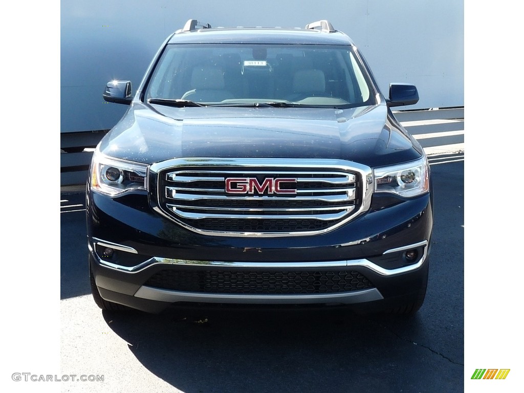 2017 Acadia SLT AWD - Dark Sapphire Blue Metallic / Cocoa/Light Ash Gray photo #4