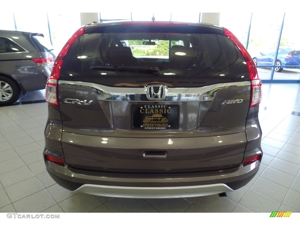 2016 CR-V EX AWD - Urban Titanium Metallic / Black photo #4