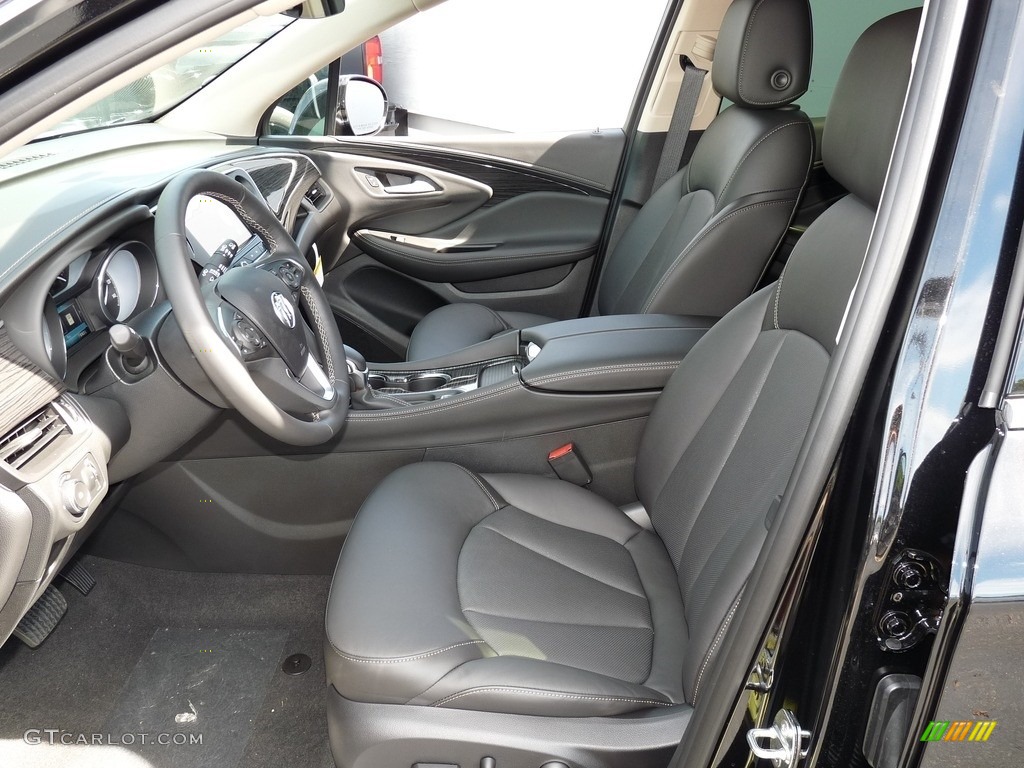 Ebony Interior 2017 Buick Envision Essence AWD Photo #115728175