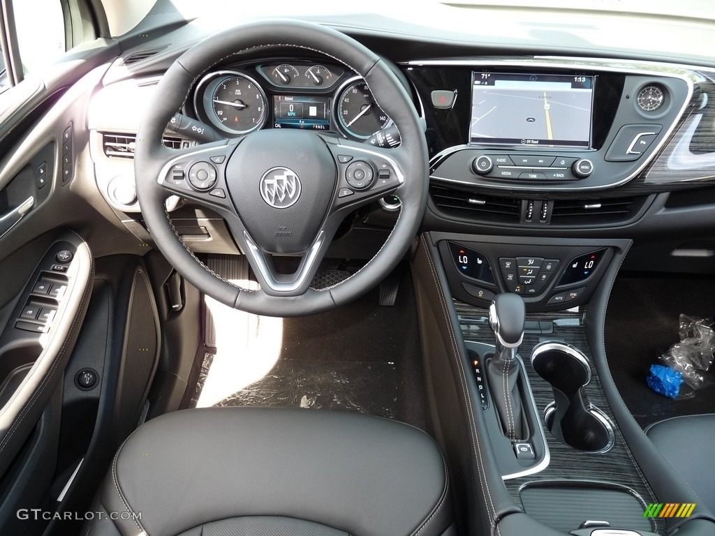 2017 Buick Envision Essence AWD Ebony Dashboard Photo #115728226