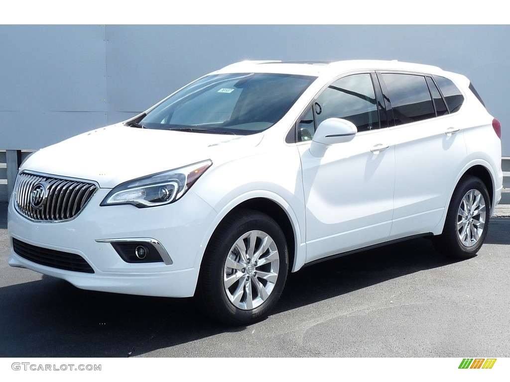 Summit White 2017 Buick Envision Essence AWD Exterior Photo #115728427