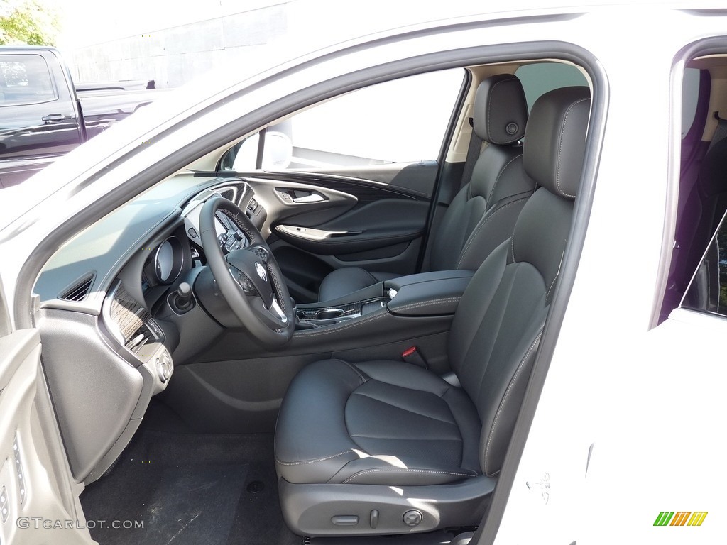 Ebony Interior 2017 Buick Envision Essence AWD Photo #115728544