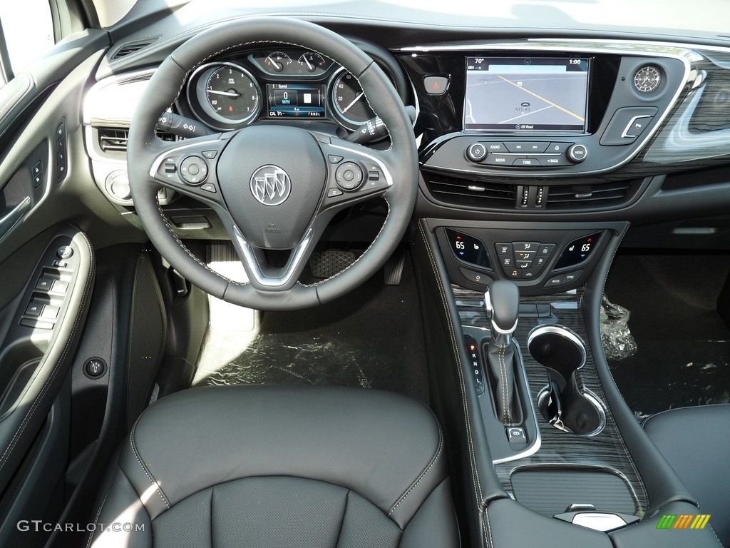 2017 Buick Envision Essence AWD Ebony Dashboard Photo #115728598